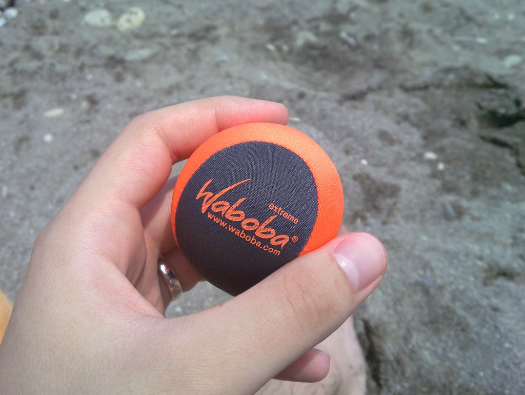 Waboba ball that bounces on water