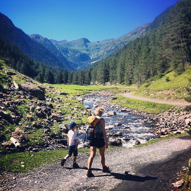 Walking in the Haute Pyrenees, France