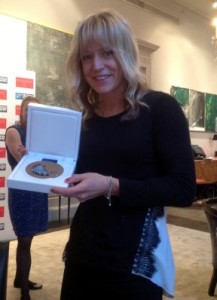 Jenny Jones Snowboarder with Bronze Medal from Sochi WInter Olympic Games