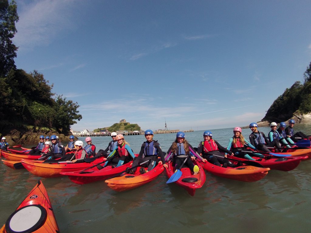 sea kayaking stag and hen parties